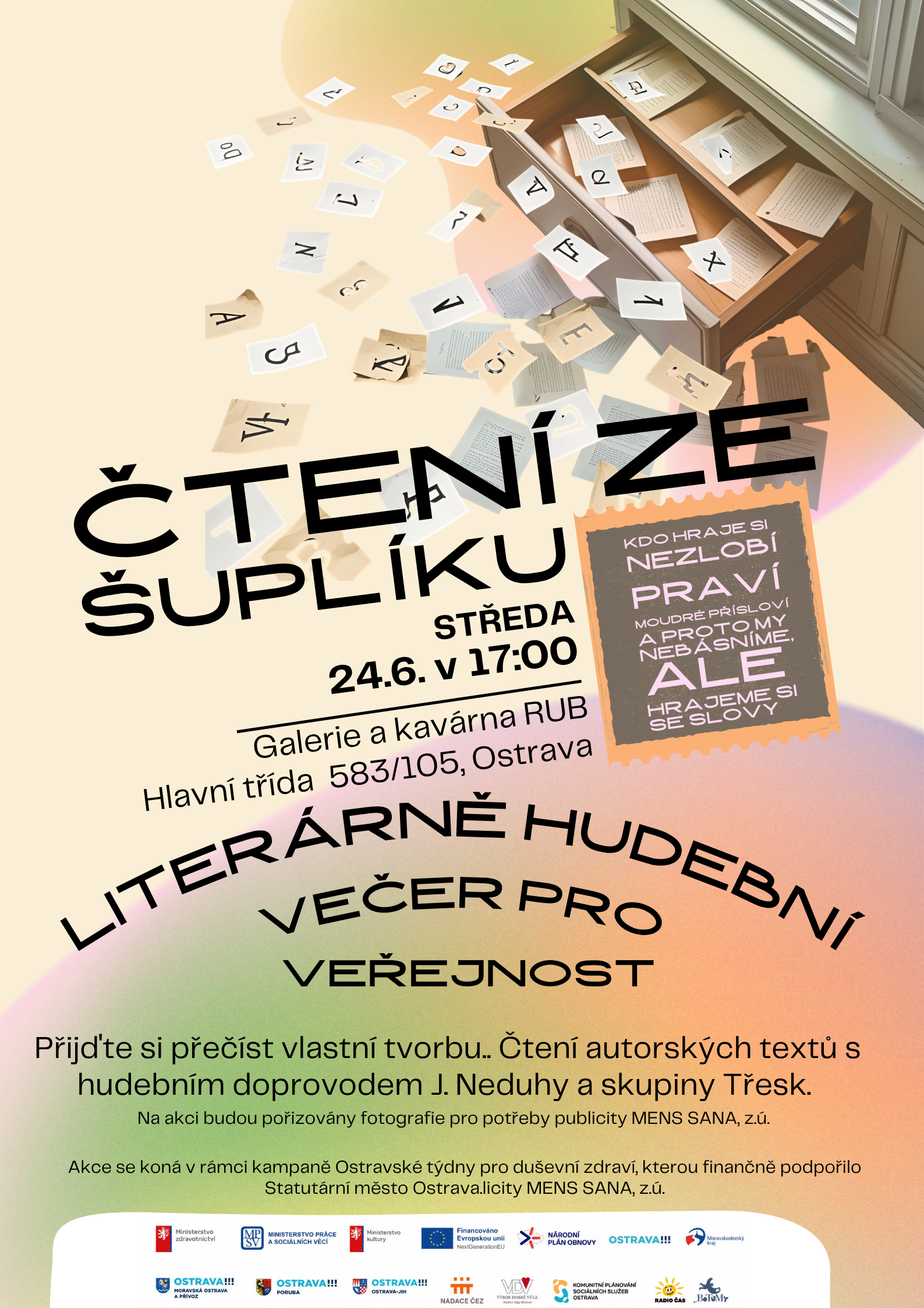 Právě si prohlížíte ČTENÍ ZE ŠUPLÍKU