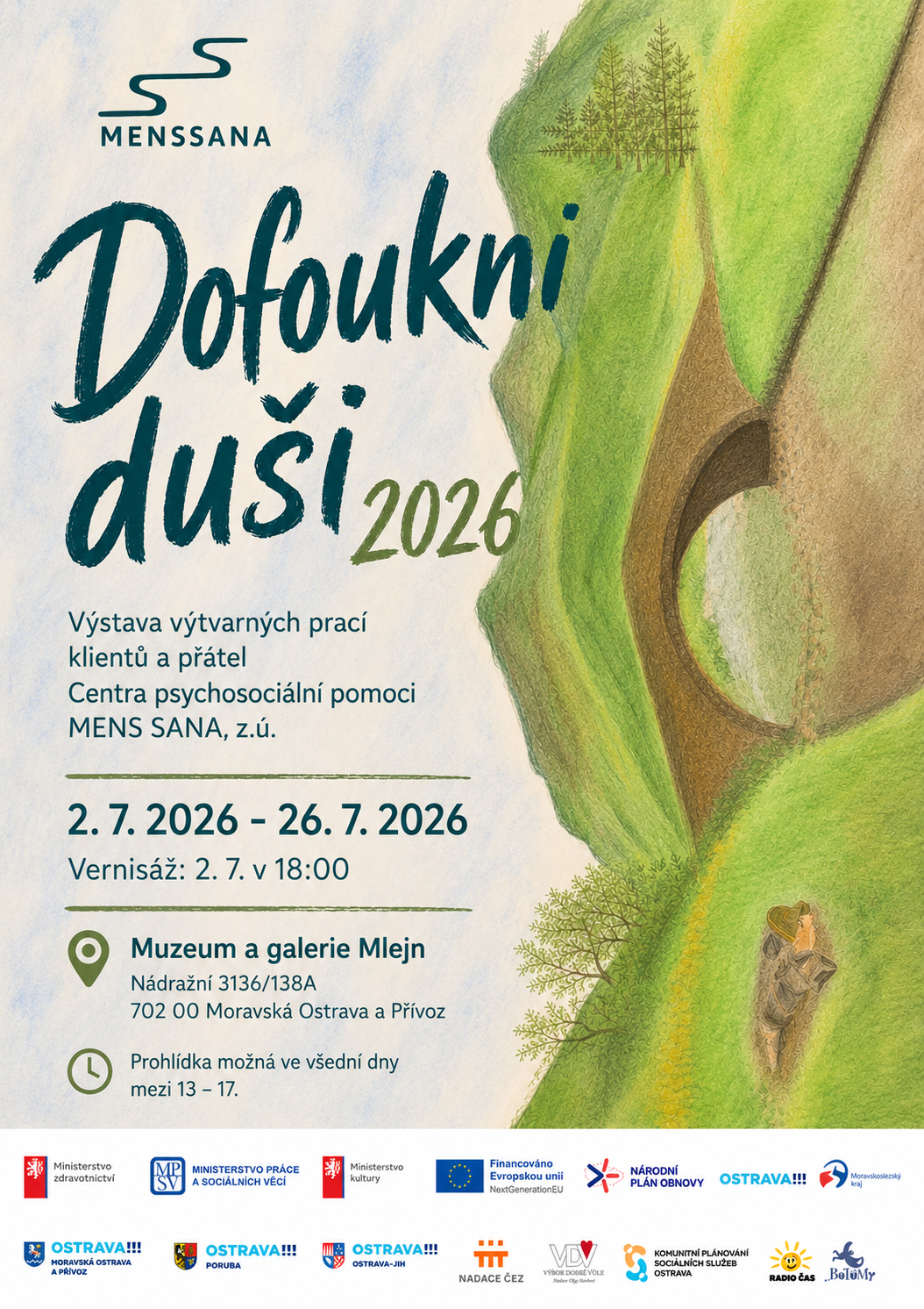 Právě si prohlížíte DOFOUKNI DUŠI: VERNISÁŽ A VÝSTAVA