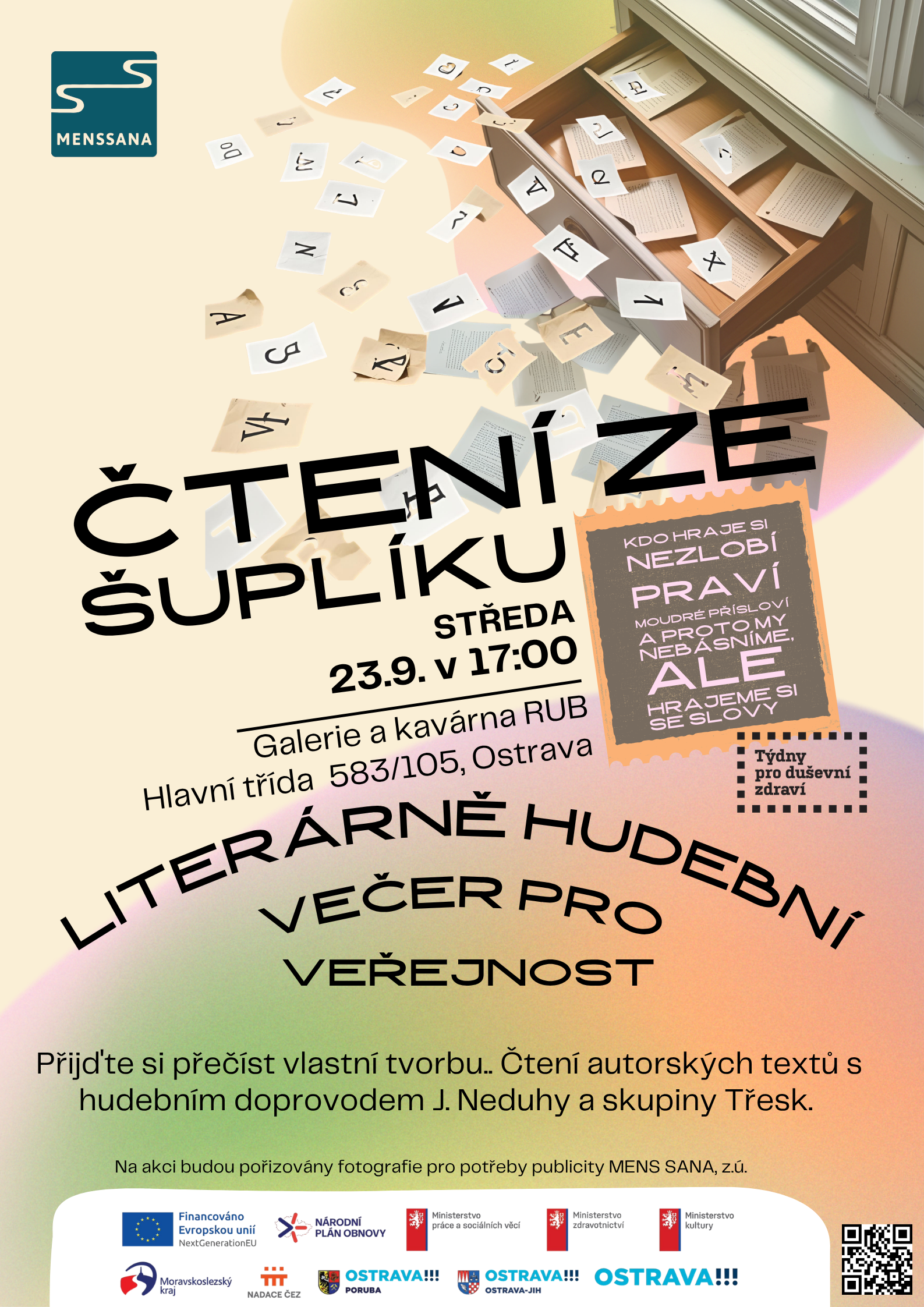 Přečtete si více ze článku ČTENÍ ZE ŠUPLÍKU